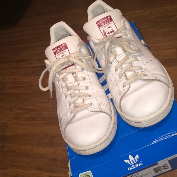 White & Pink Stan Smiths - Picture 4 of 6